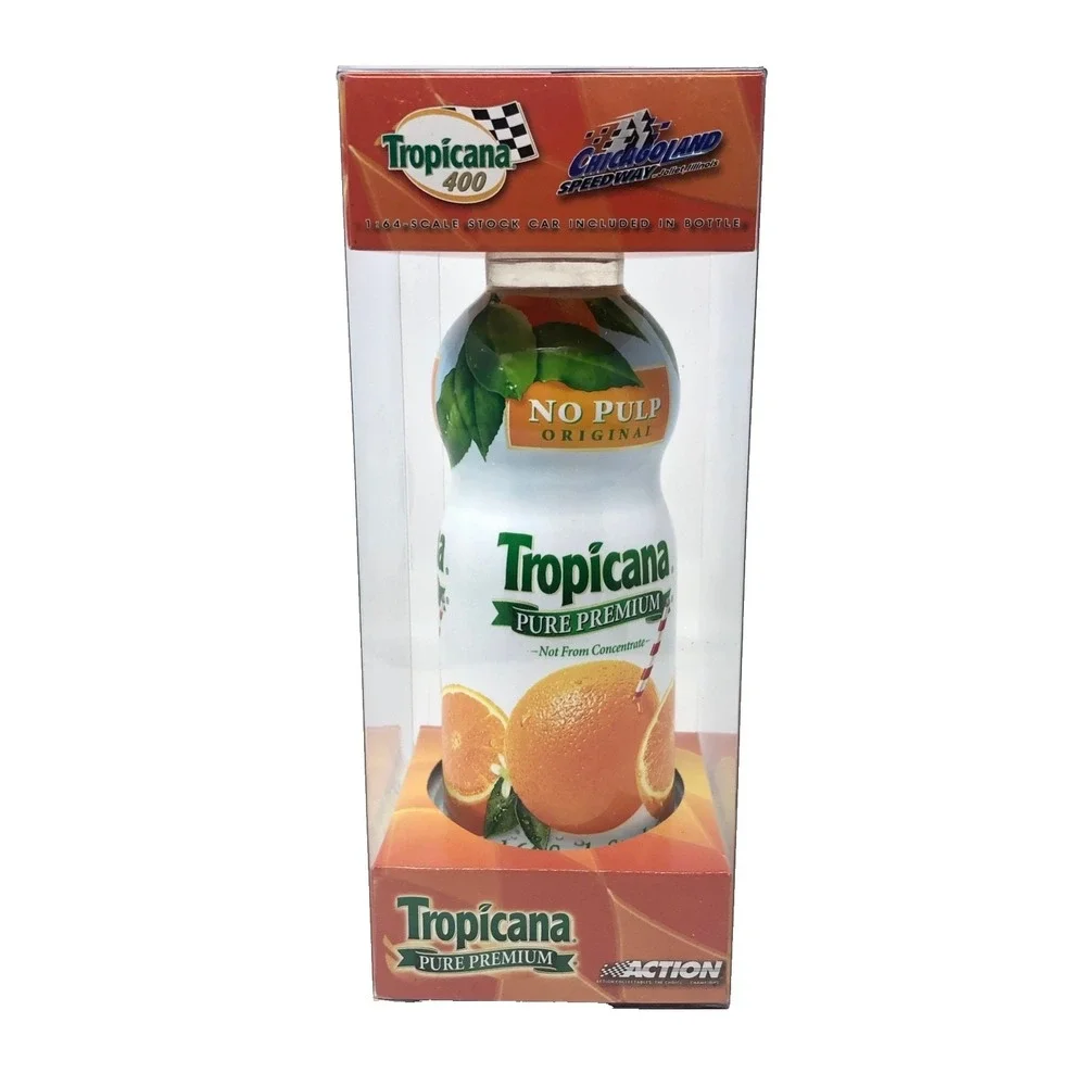 Nascar Tropicana 400 Limited Edition 1:64 Scale Diecast Car Orange Juice Bottle